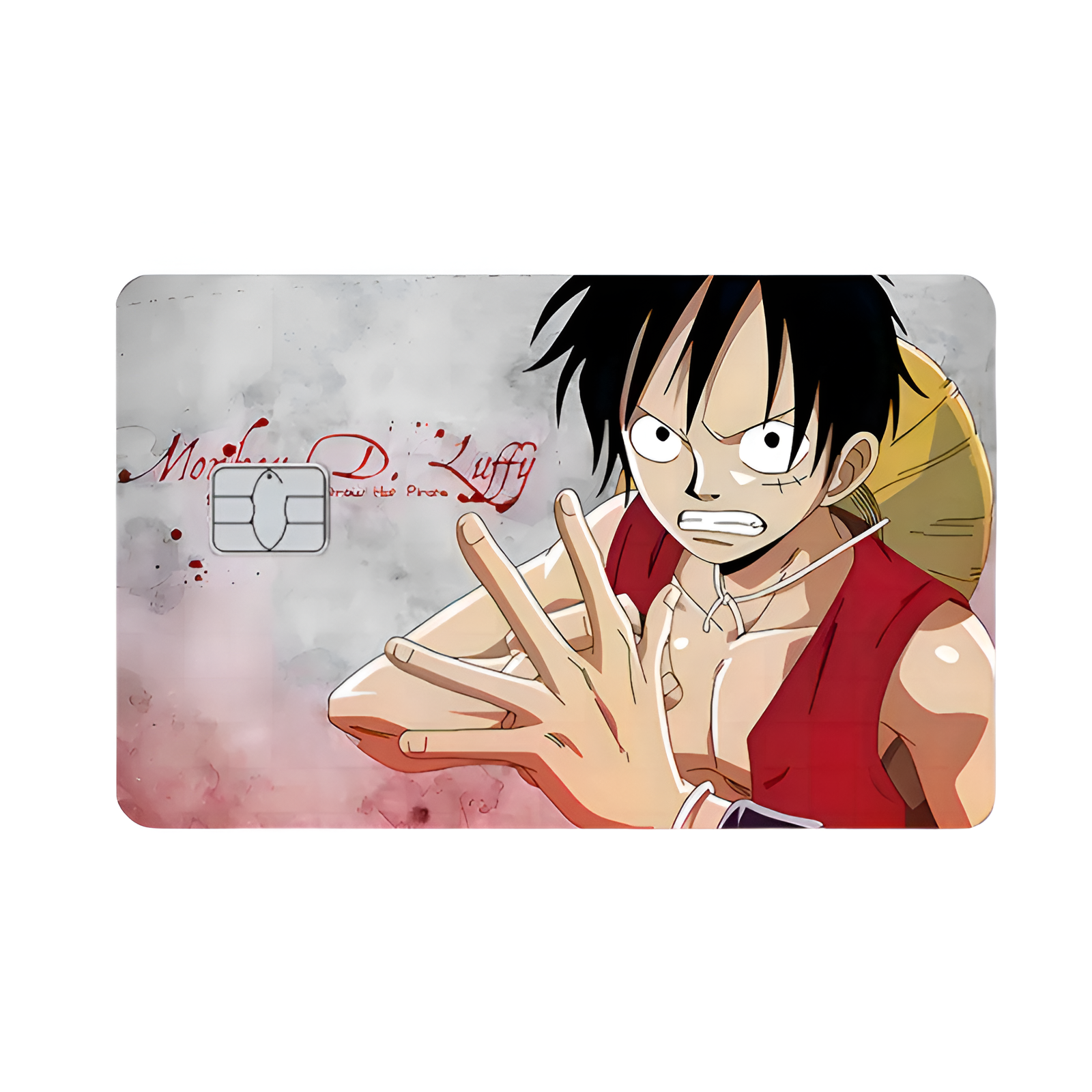 Stickers One Piece Carte Bancaire Monkey D. Luffy