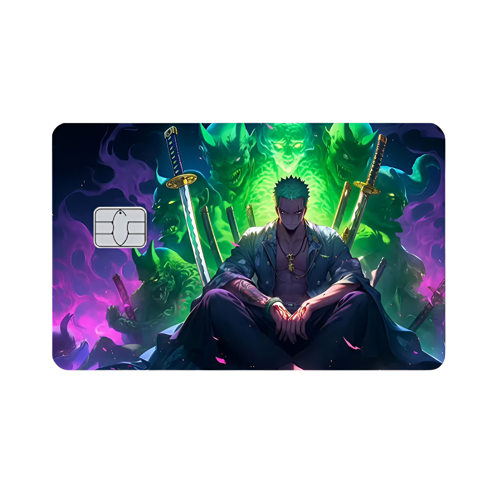 Stickers One Piece Zoro Carte Bancaire