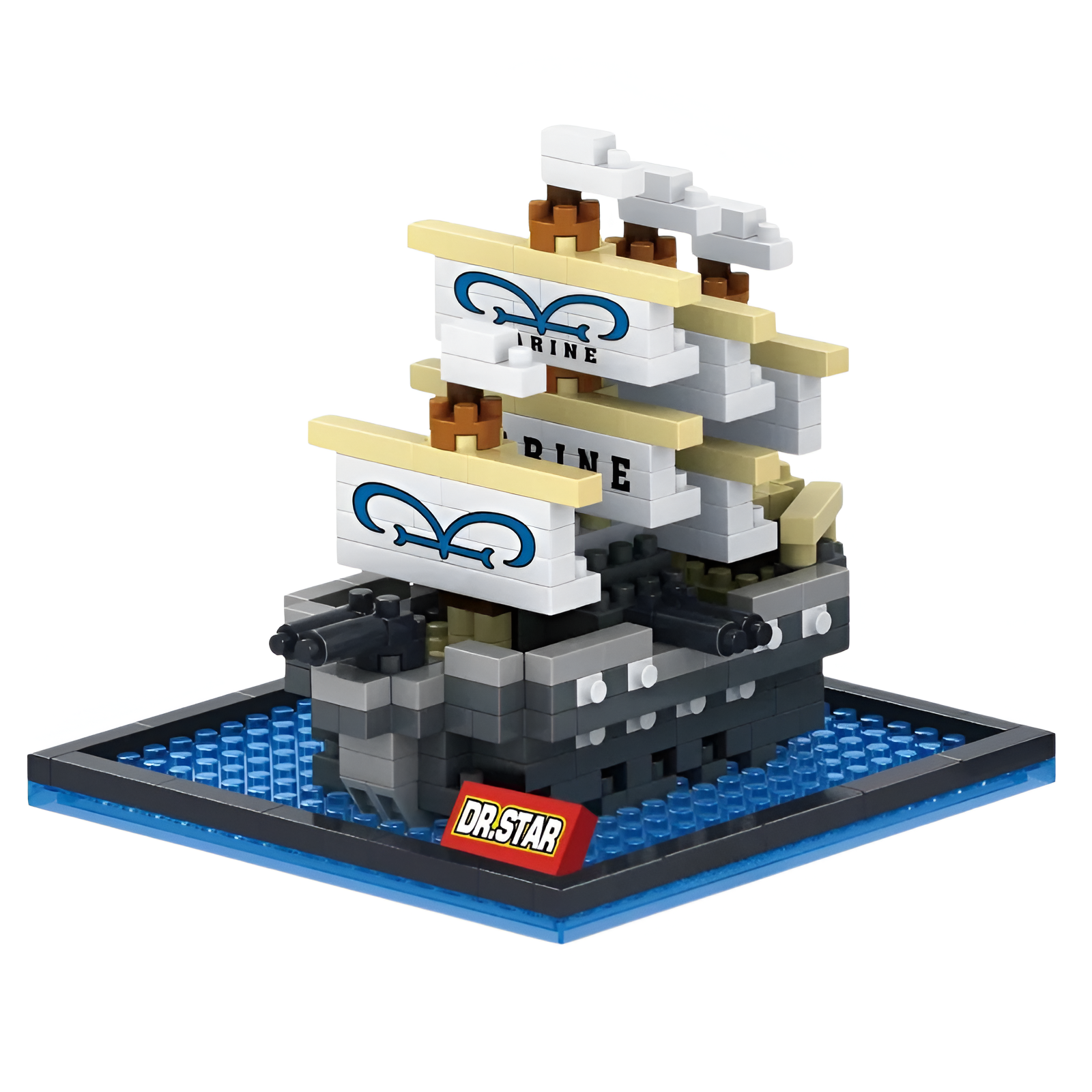 Bloc de Construction One Piece Navire de la Marine