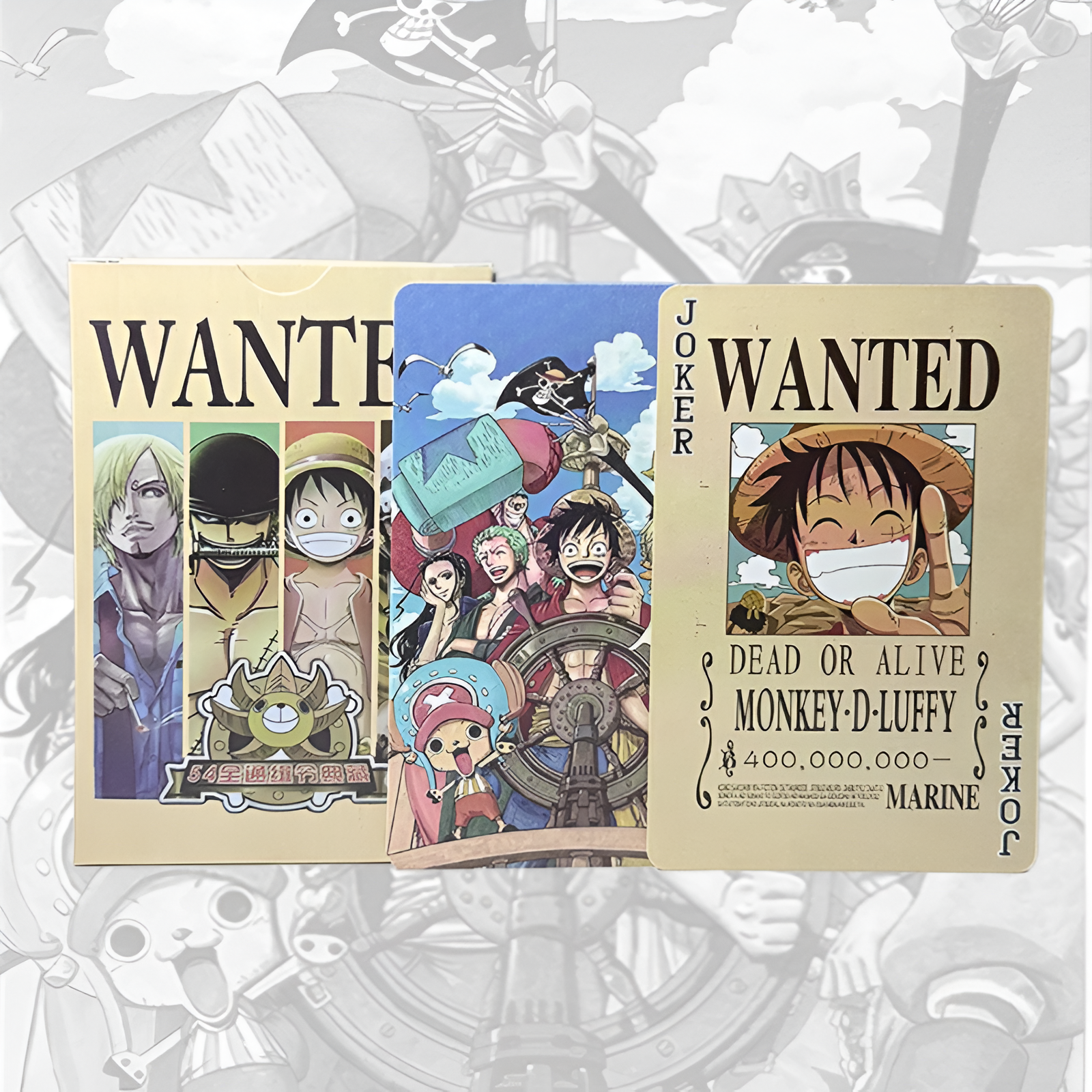 Jeu de Carte Wanted One Piece
