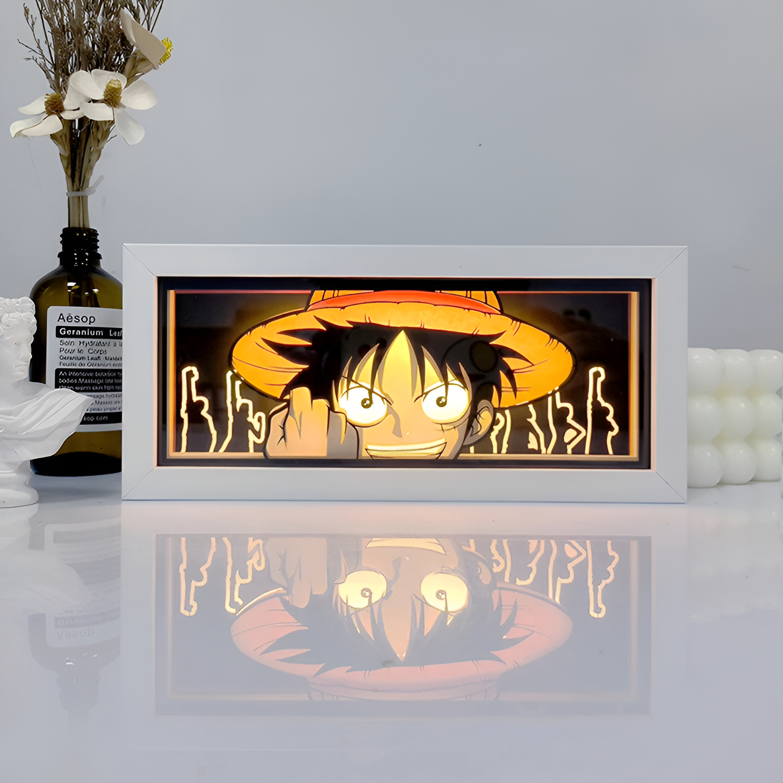 Boite à LED One Piece Monkey D. Luffy