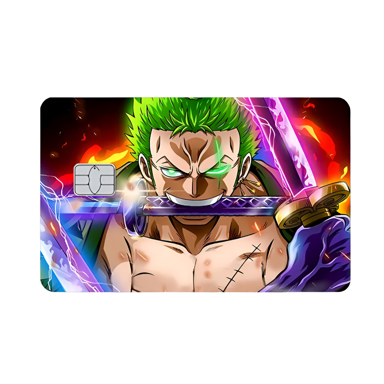 Stickers One Piece Carte Bancaire Zoro