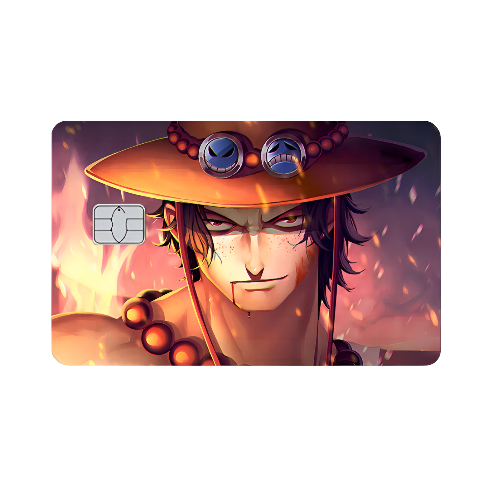 Stickers One Piece Carte Bancaire Ace