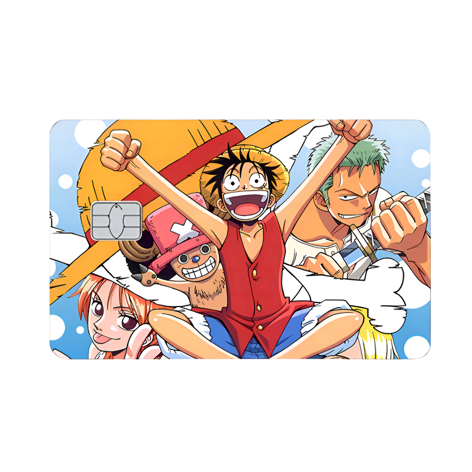 Stickers One Piece Luffy Carte Bancaire