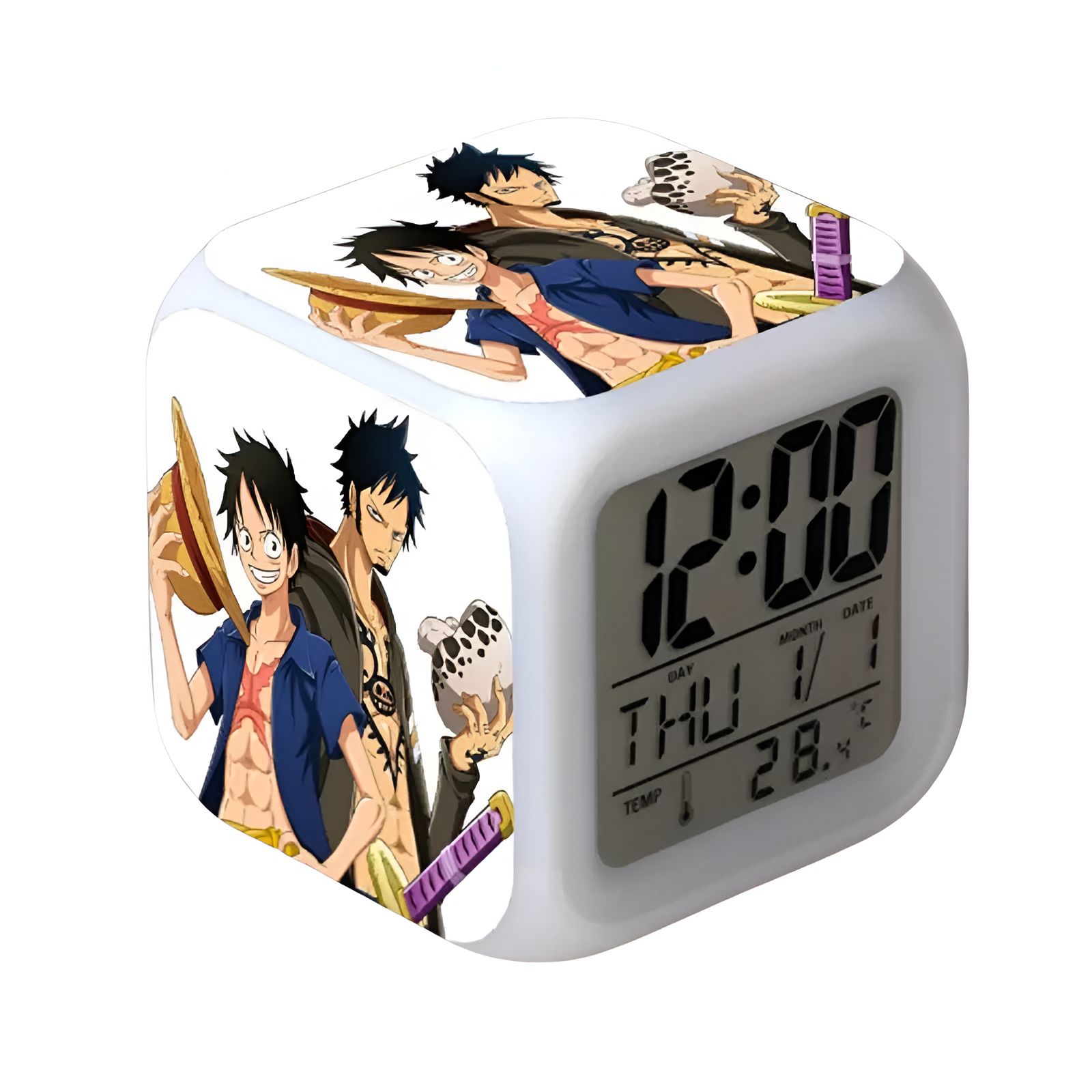 Reveil One Piece Luffy et Trafalgar D. Water Law