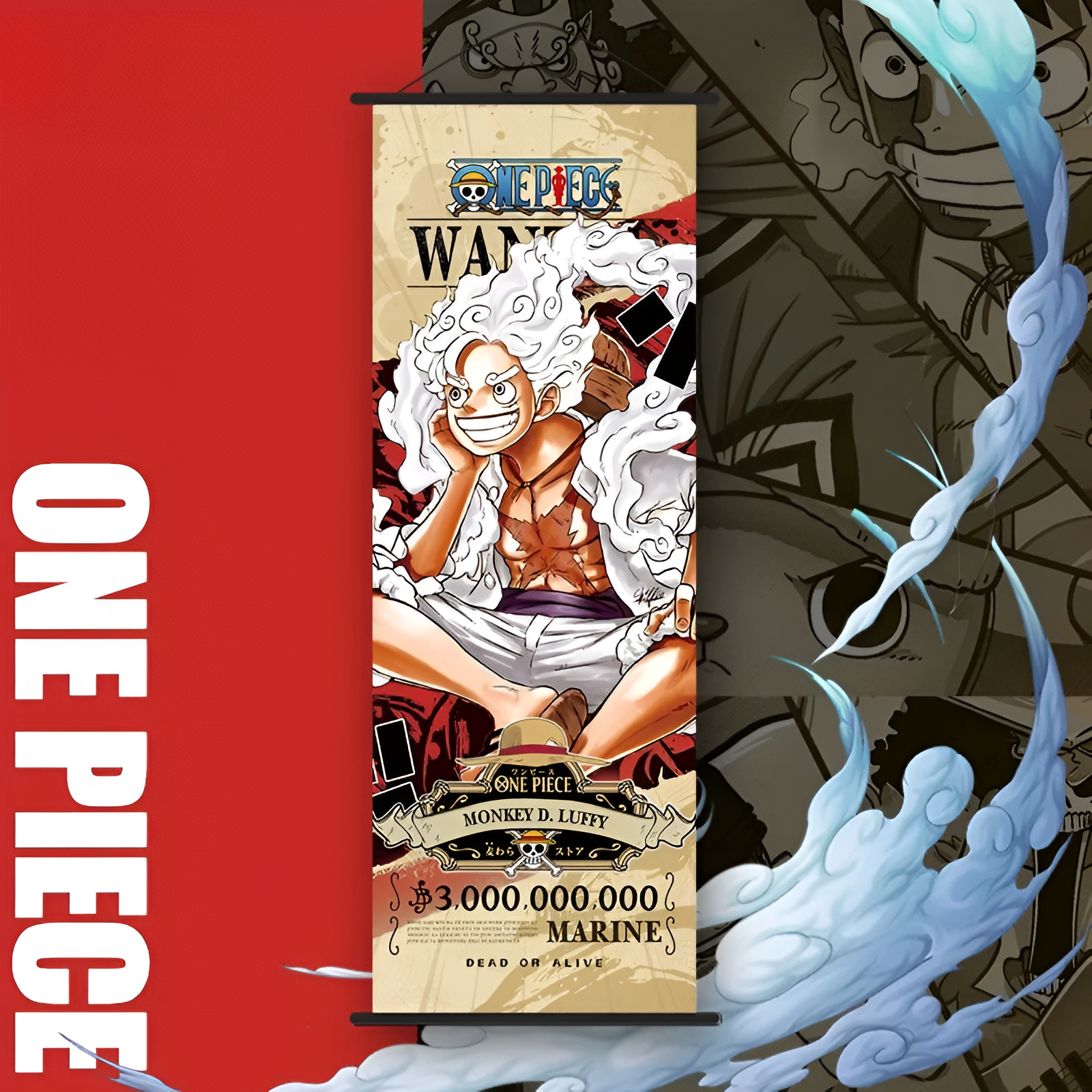 Poster déroulant One Piece Luffy Gear 5