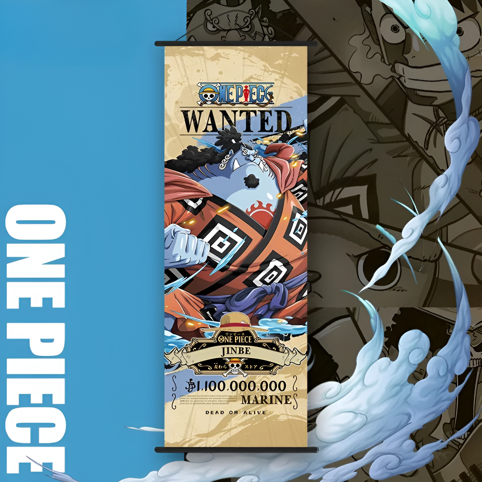 Poster déroulant One Piece Jinbe