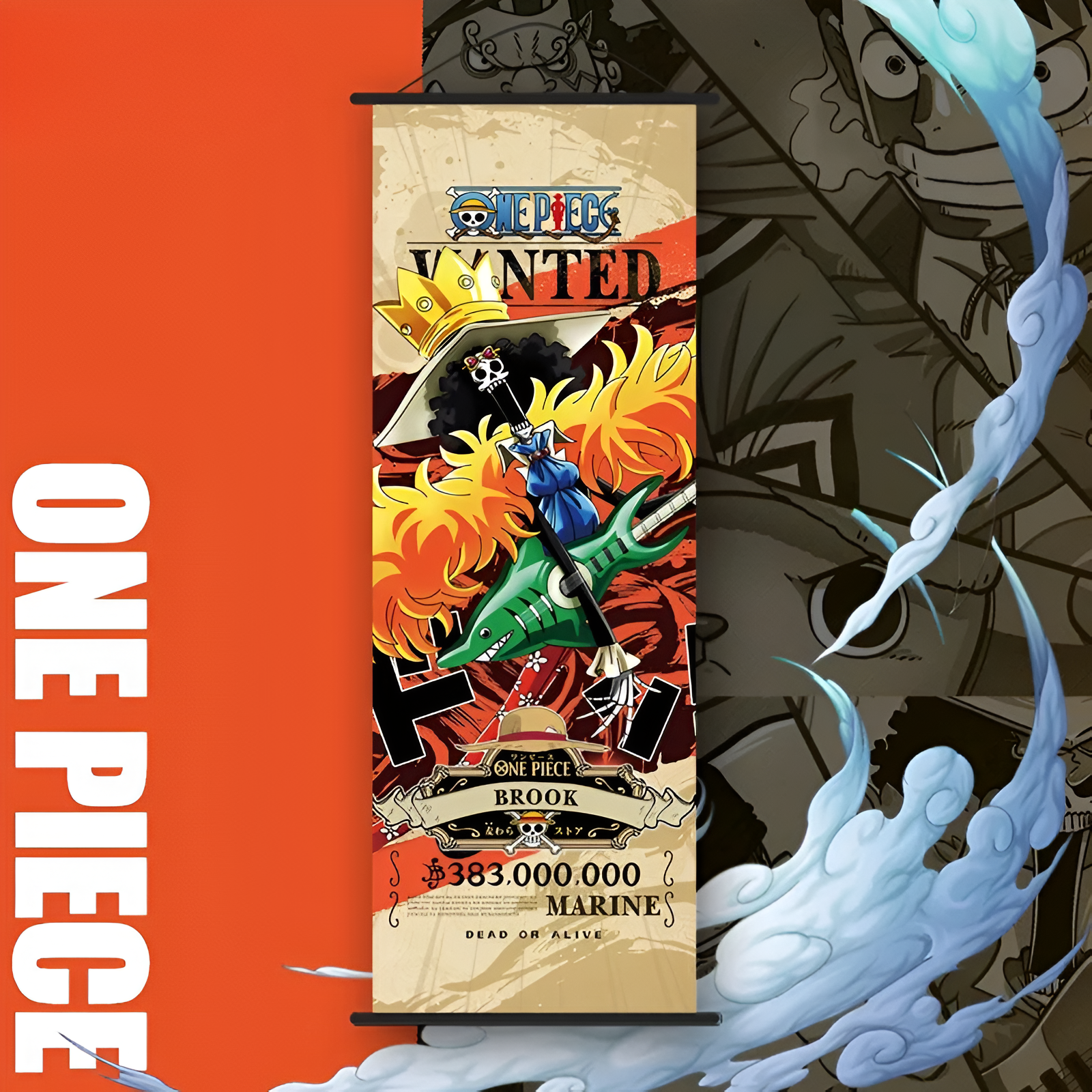 Poster déroulant One Piece Brook