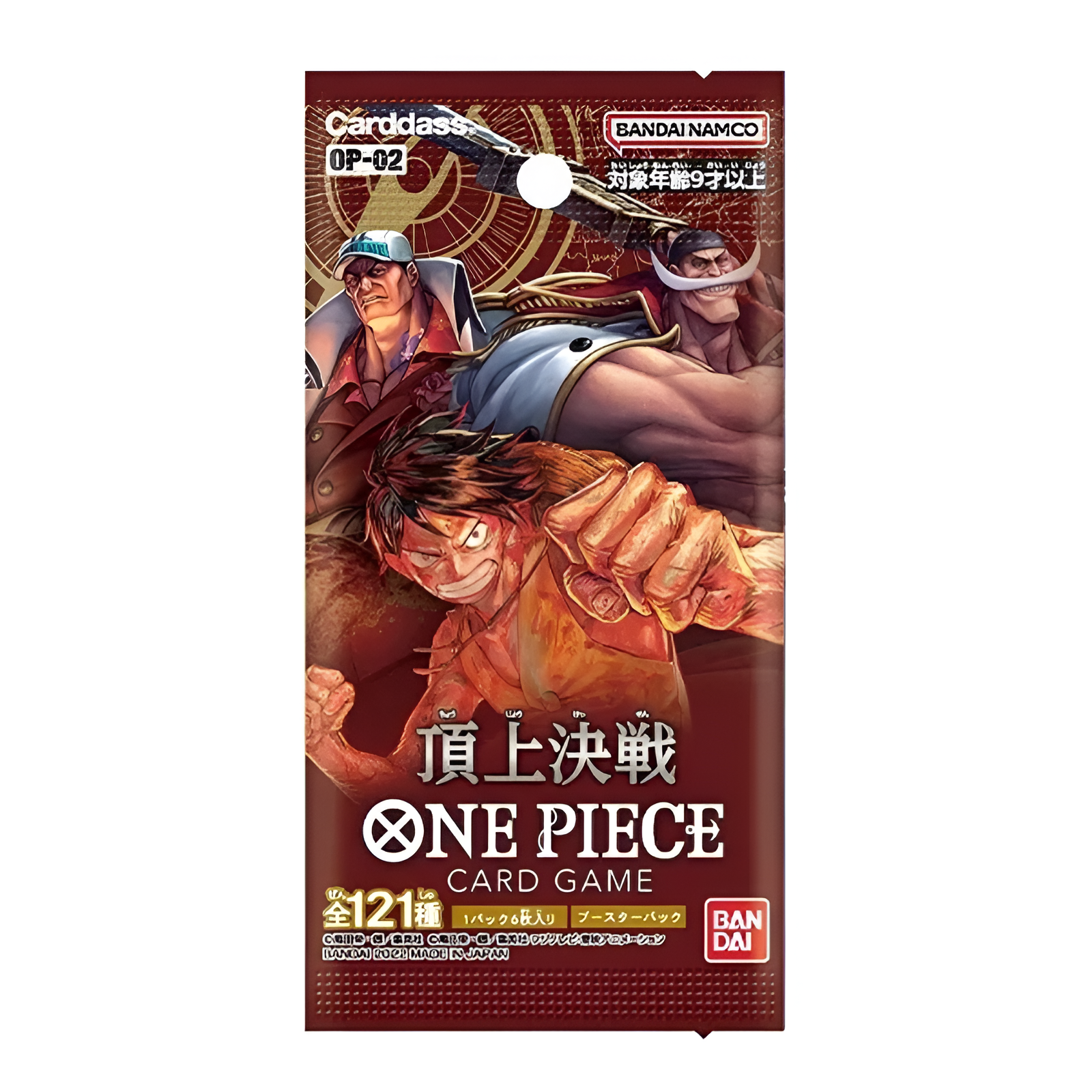 Booster One Piece Japonais "OP02 Paramount War"
